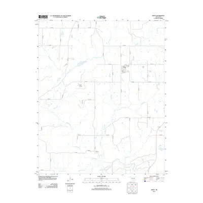 2012 Map of Gerty, 2012 Print