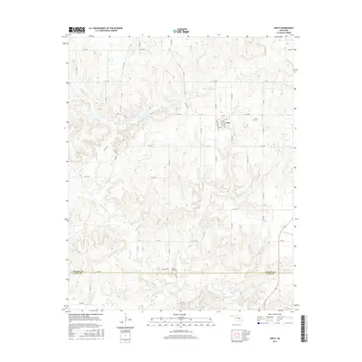 2016 Map of Gerty, 2016 Print