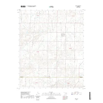2018 Map of Gerty, 2018 Print