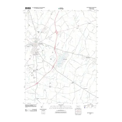2010 Map of Gettysburg, 2010 Print