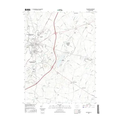 2016 Map of Gettysburg, 2016 Print