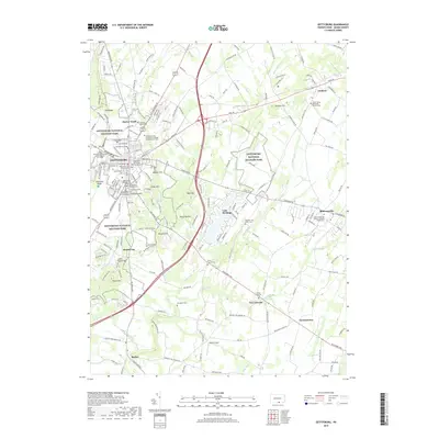 2019 Map of Gettysburg, 2019 Print