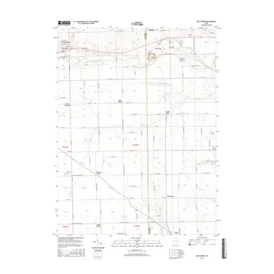 2016 Map of Gettysburg, 2016 Print