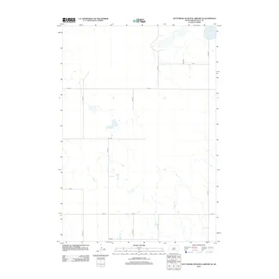 2012 Map of Gettysburg Municipal Airport SE, 2012 Print