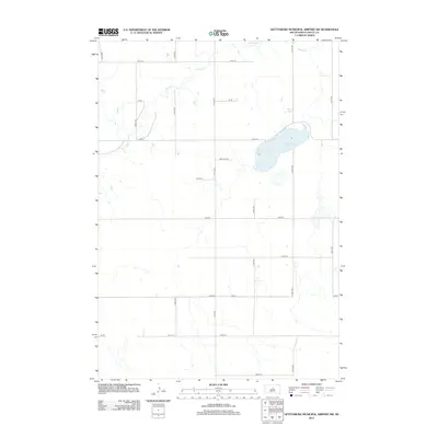 2012 Map of Gettysburg Municipal Airport SW, 2012 Print
