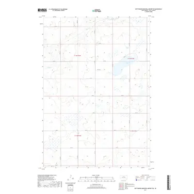 2017 Map of Gettysburg Municipal Airport SW, 2017 Print