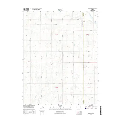 2015 Map of Geuda Springs, 2015 Print