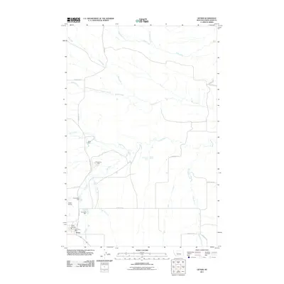 2011 Map of Geyser, 2011 Print