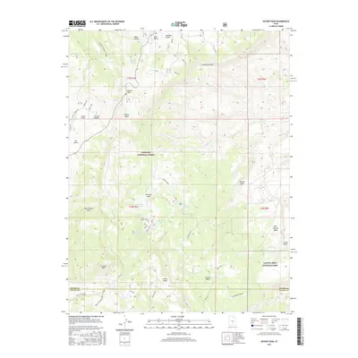 2017 Map of Geyser Peak, 2017 Print