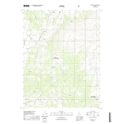 2020 Map of Geyser Peak, 2020 Print