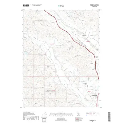 2018 Map of Geyserville, 2018 Print