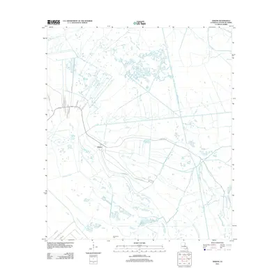 2012 Map of Gheens, 2012 Print