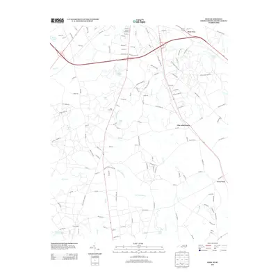 2013 Map of Ghio, 2013 Print