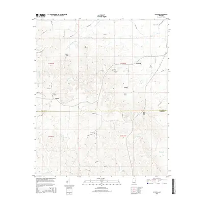 2015 Map of Gholson, 2015 Print