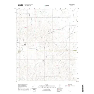 2018 Map of Gholson, 2018 Print