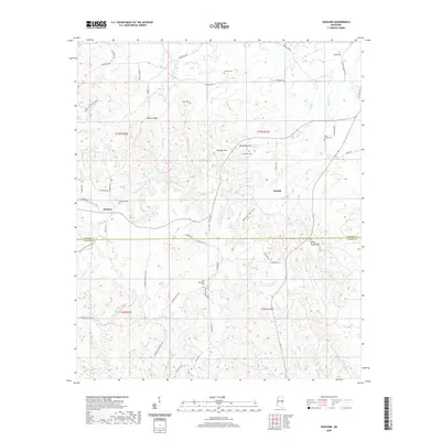 2020 Map of Gholson, 2020 Print