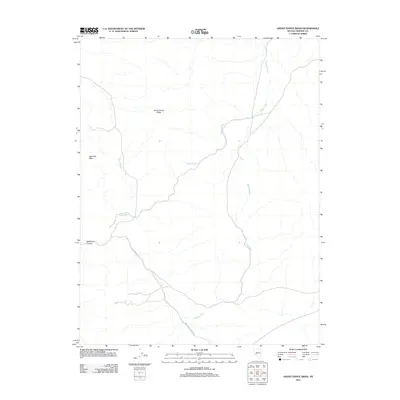 2011 Map of Ghost Dance Ridge, 2011 Print