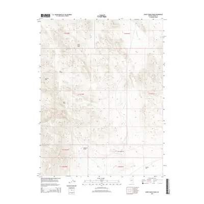 2014 Map of Ghost Dance Ridge, 2014 Print