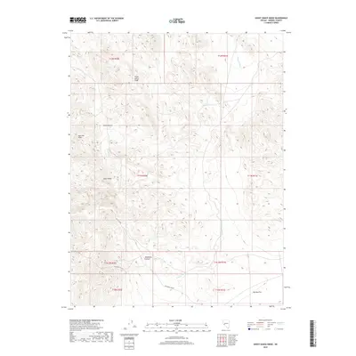 2018 Map of Ghost Dance Ridge, 2018 Print