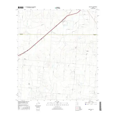 2016 Map of Ghost Hill, 2016 Print