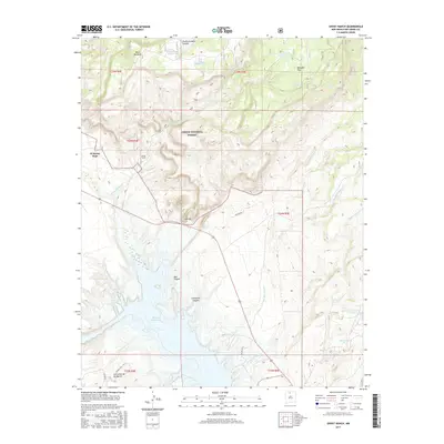 2017 Map of Ghost Ranch, 2017 Print