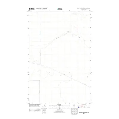 2013 Map of Giant Pine Campground, 2013 Print