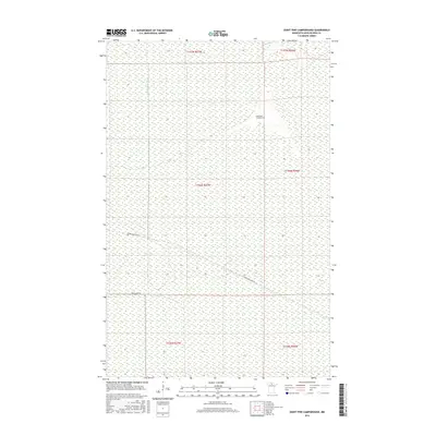 2016 Map of Giant Pine Campground, 2016 Print