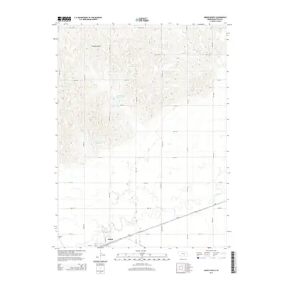 2014 Map of Gibbon North, 2014 Print