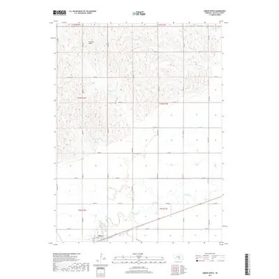 2017 Map of Gibbon North, 2017 Print