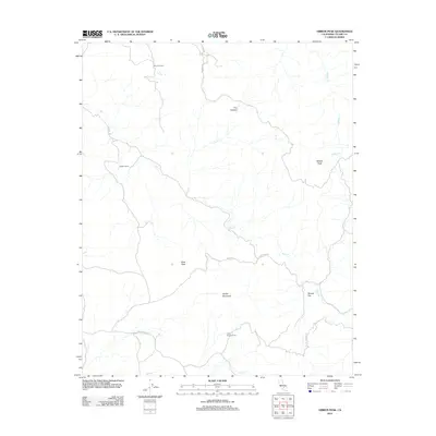 2012 Map of Gibbon Peak, 2012 Print
