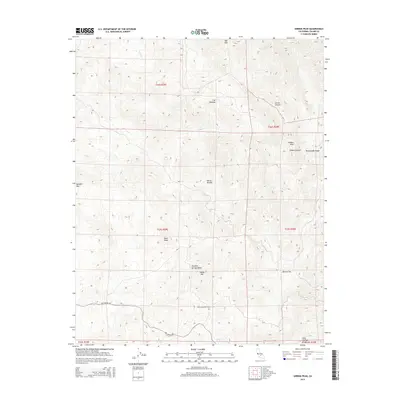 2015 Map of Gibbon Peak, 2015 Print