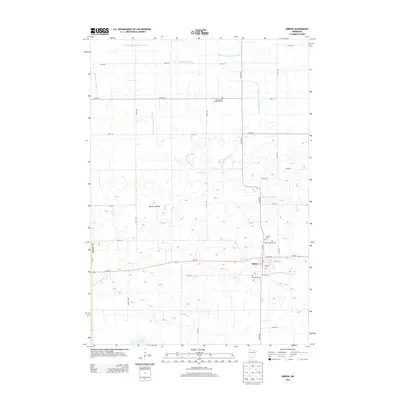 2013 Map of Gibbon, 2013 Print