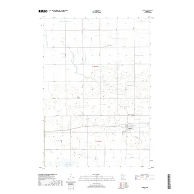 2019 Map of Gibbon, 2019 Print