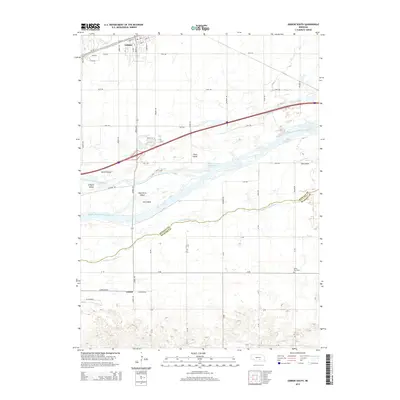 2014 Map of Gibbon South, 2014 Print