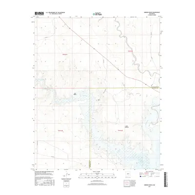 2017 Map of Gibbons Ranch, 2017 Print