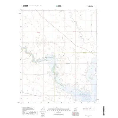 2023 Map of Gibbons Ranch, 2023 Print