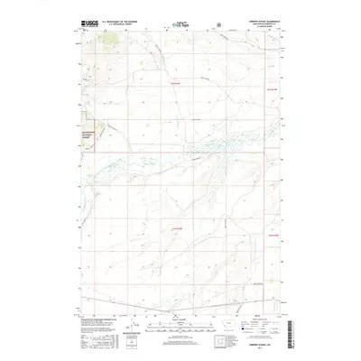2017 Map of Gibbons School, 2017 Print