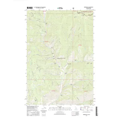 2017 Map of Gibbonsville, 2017 Print