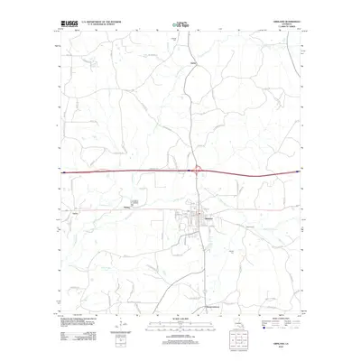 2012 Map of Gibsland, 2012 Print