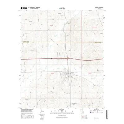 2015 Map of Gibsland, 2015 Print