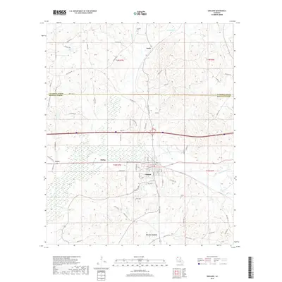 2018 Map of Gibsland, 2018 Print