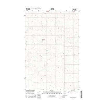 2017 Map of Gibson Coulee, 2017 Print