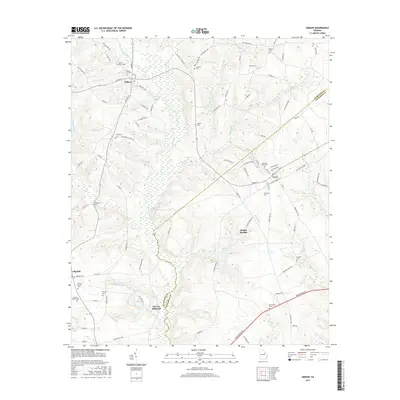 2017 Map of Gibson, 2017 Print