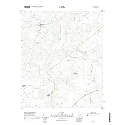 2020 Map of Gibson, 2020 Print