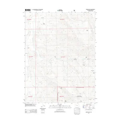2013 Map of Gibson Gulch, 2013 Print