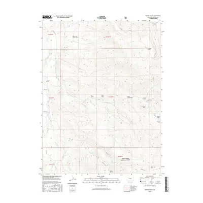 2016 Map of Gibson Gulch, 2016 Print