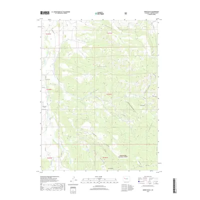 2019 Map of Gibson Gulch, 2019 Print