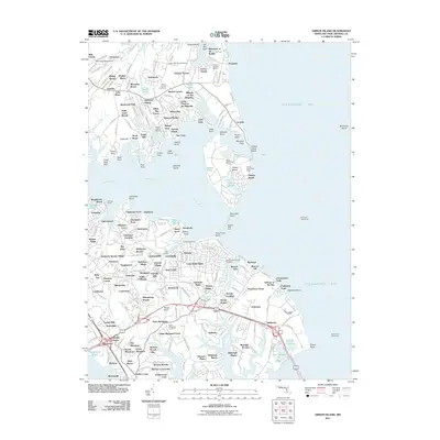 2011 Map of Gibson Island, 2011 Print