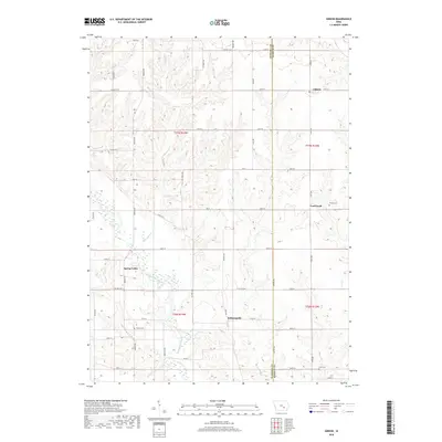2018 Map of Gibson, 2018 Print