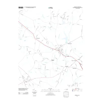 2013 Map of Gibson, 2013 Print